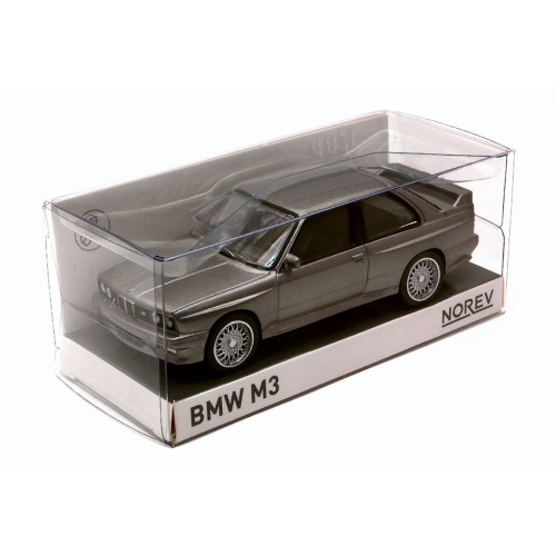 BMW M3 1986 SILVER 1:43 Norev Auto Stradali Modellino