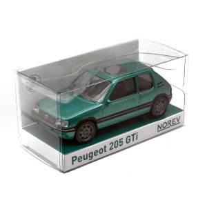 PEUGEOT 205 GTI 1992 GREEN METALLIC 1:43 Norev Auto Stradali Modellino