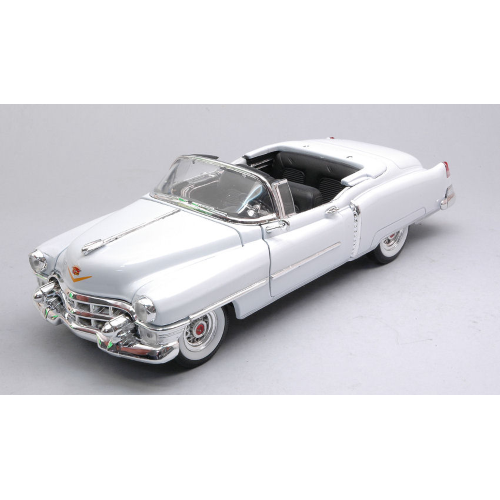 CADILLAC ELDORADO 1953 OPEN WHITE 1:24-27 Welly Auto Stradali Modellino