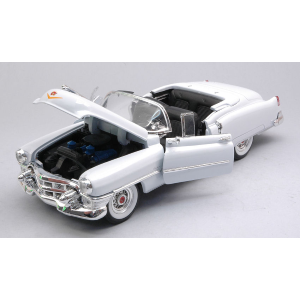 CADILLAC ELDORADO 1953 OPEN WHITE 1:24-27 Welly Auto Stradali Modellino