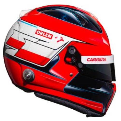 CASCO ROBERT KUBICA 2020 ALFA ROMEO F1 1:8 Spark Model Caschi Modellino