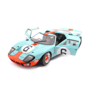 FORD GT40 MK1 N.6 WINNER LE MANS 1969 J.ICKX-J.OLIVIER 1:18 Solido Auto Competizione Modellino