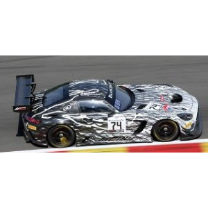MERCEDES GT3 N.74 2nd PRO-AM CUP CLASS 24H SPA 2019 VOS-BURKE-FRANKENHOT 1:43 Spark Model Auto Competizione Modellino