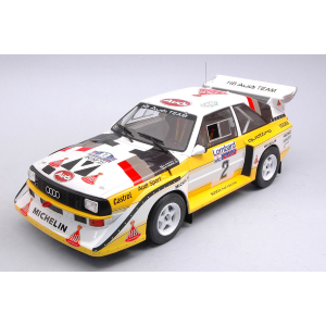 AUDI SPORT QUATTRO S1 N.2 RAC RALLY 1985 MIKKOLA-HERTZ 1:18 Ixo Model Auto Rally Modellino