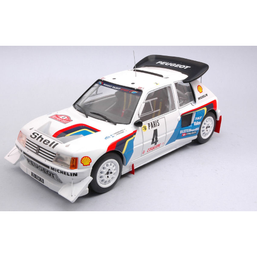 PEUGEOT 205 T16 E2 N.4 MONTE CARLO 1986 KANKKUNEN-PIRONEN 1:18 Ixo Model Auto Rally Modellino
