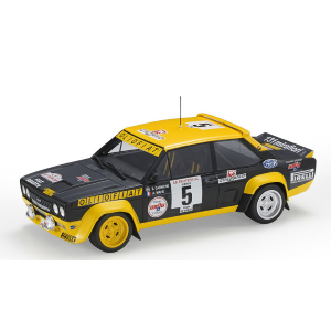 FIAT 131 ABARTH N.5 WINNER RALLY TOUR DE COURSE 1977 DARNICHE-MAHE 1:18 TopMarques Auto Rally Modellino