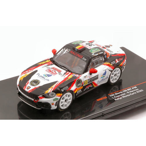 FIAT 124 RGT ABARTH N.39 MONTE CARLO 2020 CAPRASSE-HERMAN 1:43 Ixo Model Auto Rally Modellino