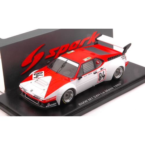 BMW M1 N.84 LE MANS 1980 H.J.STUCK-D.LACAUD-H.G.BURGER 1:43 Spark Model Auto Competizione Modellino