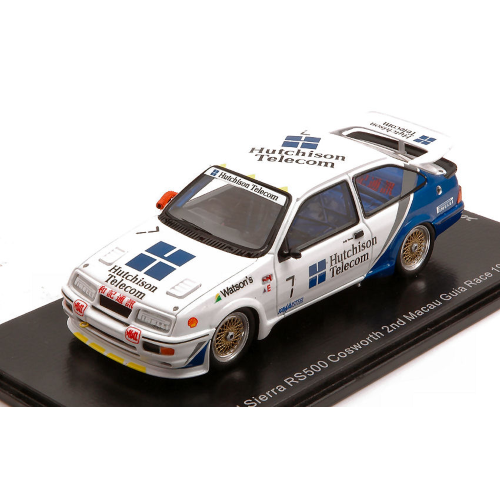 FORD SIERRA RS500 COSWORTH N.7 2nd MACAU GUIA RACE 1989 ANDY ROUSE 1:43 Spark Model Auto Competizione Modellino