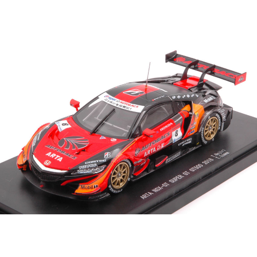 HONDA ARTA NSX GT N.8 3rd SUPER GT500 2018 T.NOJIRI-T.IZAWA 1:43 Ebbro Auto Competizione Modellino