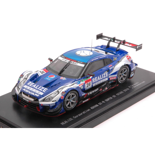 NISSAN REALIZE GT-R N.24 SUPER GT500 2019 M.TAKABOSHI-J.MARDENBOROUGH 1:43 Ebbro Auto Competizione Modellino