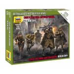 SOVIET MACHINE GUN SQUADRON BERLIN 1945 KIT 1:72 Zvezda Kit Mezzi Militari Modellino