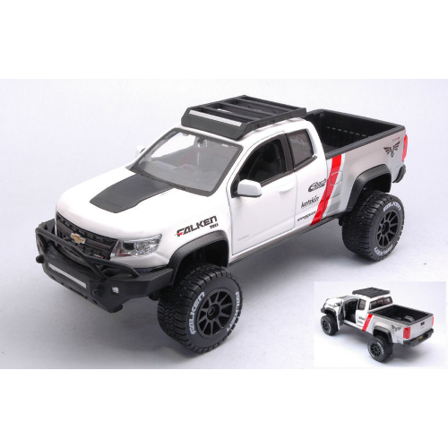 CHEVROLET COLORADO ZR2 PICK UP 2017 WHITE 1:27 Maisto Auto Stradali Modellino