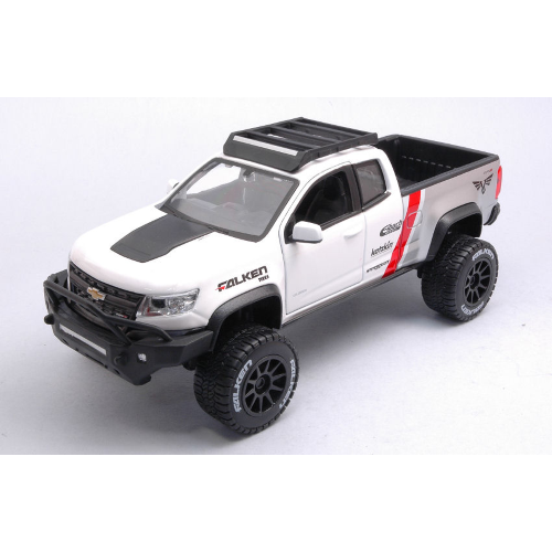 CHEVROLET COLORADO ZR2 PICK UP 2017 WHITE 1:27 Maisto Auto Stradali Modellino