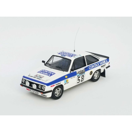 FORD ESCORT MK2 RS2000 N.58 18th RAC RALLY 1978 BOHNE-DIEKMANN 1:43 Trofeu Auto Rally Modellino