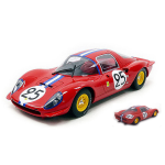 FERRARI DINO 206 S COUPE' N.25 DNF LE MANS 1966 N.VACCARELLA-M.CASONI 1:18 CMR Auto Competizione Modellino