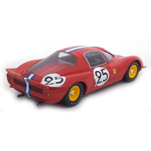 FERRARI DINO 206 S COUPE' N.25 DNF LE MANS 1966 N.VACCARELLA-M.CASONI 1:18 CMR Auto Competizione Modellino