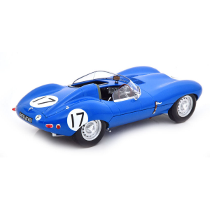 JAGUAR TYPE D N.17 3rd LE MANS 1957 J.LUCAS-MARY JEAN MARIE BROUSSELET 1:18 CMR Classic Model Replicars Auto Competizione Modellino