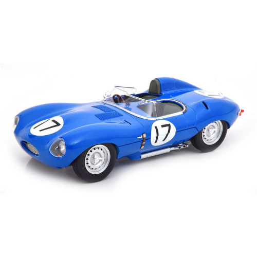 JAGUAR TYPE D N.17 3rd LE MANS 1957 J.LUCAS-MARY JEAN MARIE BROUSSELET 1:18 CMR Classic Model Replicars Auto Competizione Modellino