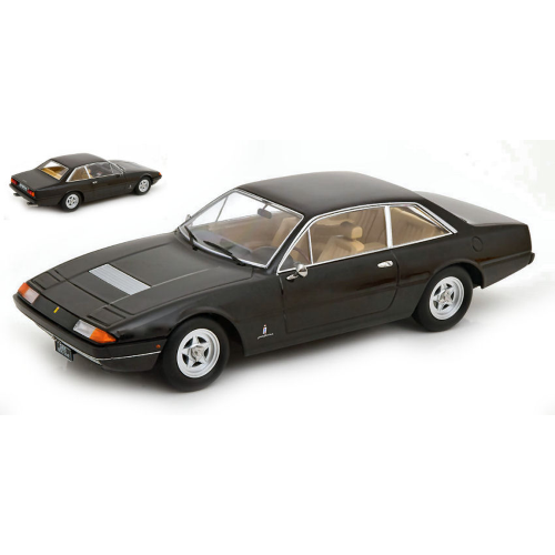 FERRARI 365 GT4 2+2 1972 BLACK 1:18 KK Scale Auto Stradali Modellino