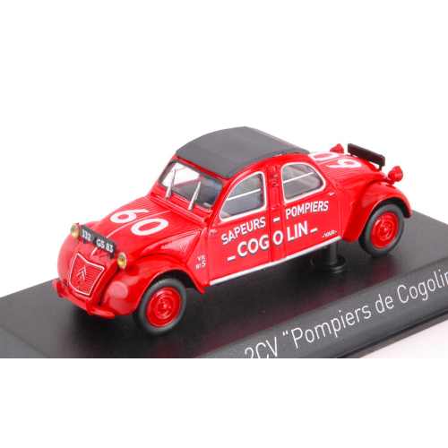 CITROEN 2 CV DOUBLE POMPIERS 1:43 Norev Pompieri Modellino