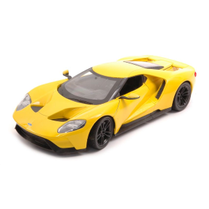 FORD GT 2017 YELLOW 1:24 Welly Auto Stradali Modellino