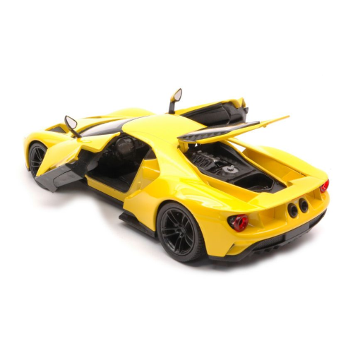 FORD GT 2017 YELLOW 1:24 Welly Auto Stradali Modellino