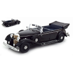 MERCEDES 770K (W150) CONVERTIBLE 1938 BLACK 1:18 ModelCarGroup Auto d'Epoca Die Cast Modellino