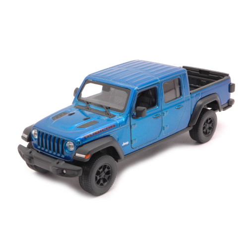 JEEP GLADIATOR 2020 METALLIC BLUE 1:27 Welly Auto Stradali Modellino