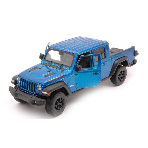 JEEP GLADIATOR 2020 METALLIC BLUE 1:27 Welly Auto Stradali Modellino