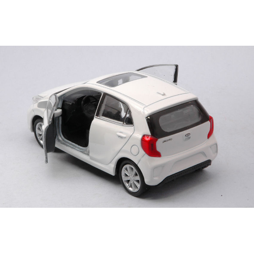 KIA PICANTO 2017 WHITE cm 11 1:34-1:39   Welly Auto Stradali Modellino