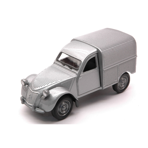 CITROEN 2CV FOURGONETTE GREY cm 11 1:34-1:39 Welly Auto Stradali Modellino