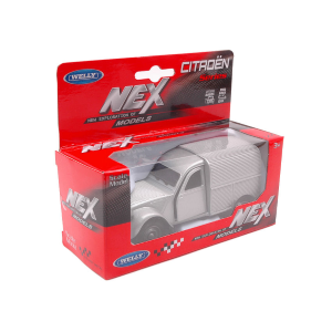 CITROEN 2CV FOURGONETTE GREY cm 11 1:34-1:39 Welly Auto Stradali Modellino