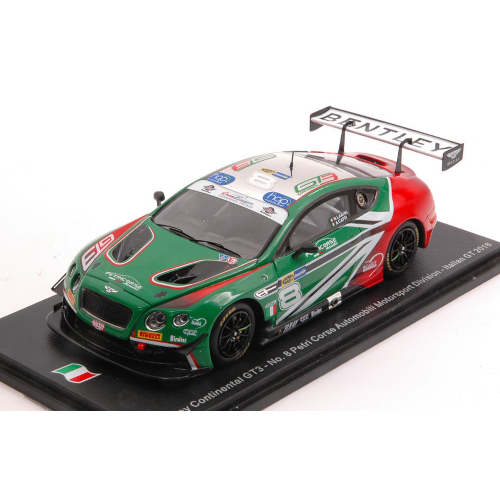 BENTLEY CONTINENTAL GT3 N.8 ITALIAN GT 2018 NLARINI-A.CAFFI 1:43 Spark Model Auto Competizione Modellino