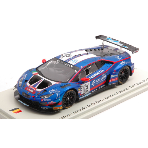 LAMBORGHINI HURACAN LP620-2 GT3 N.12 24H SPA 2019 DUPONT-GATTUSO-LEWIS-STONEMAN 1:43 Spark Model Auto Competizione Modellino