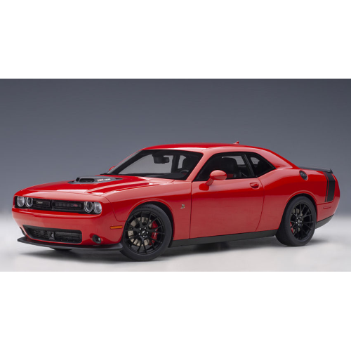 DODGE CHALLENGER 392 2018 RED 1:18 AutoArt Auto Stradali Modellino
