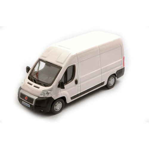 FIAT DUCATO VAN 2008 WHITE 1:43 Burago Veicoli Commerciali Modellino