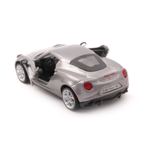 ALFA ROMEO 4C 2013 SILVERGUN 1:32 Burago Auto Stradali Modellino