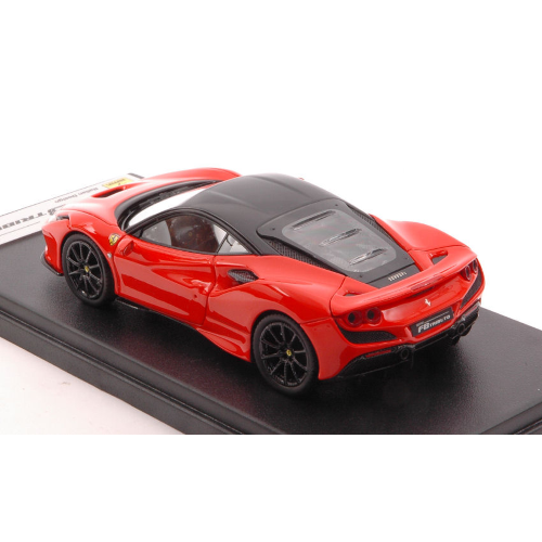 FERRARI F8 TRIBUTO DINO 2019 RED WITH BLACK ROOF 1:43 Looksmart Auto Stradali Modellino