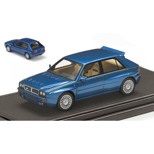 LANCIA DELTA HF INTEGRALE EVOLUZIONE 1992 BLUE LAGOS 1:43 TopMarques Auto Stradali Modellino
