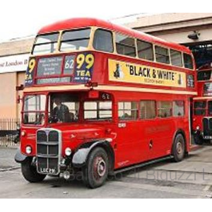 AEC REGENT III RT 1939 RED-BLACK-WHITE 1:43 Ixo Model Autobus Modellino