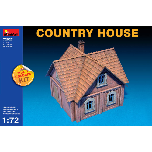 COUNTRY HOUSE KIT 1:72 Miniart Kit Diorami Modellino