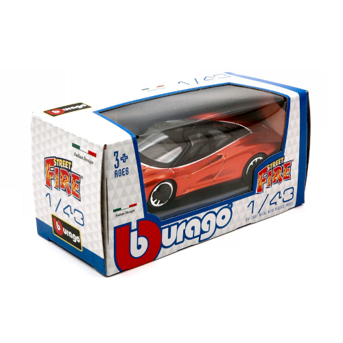 MC LAREN SPEEDTAIL 2019 ORANGE METALLIC 1:43 Burago Auto Stradali Modellino