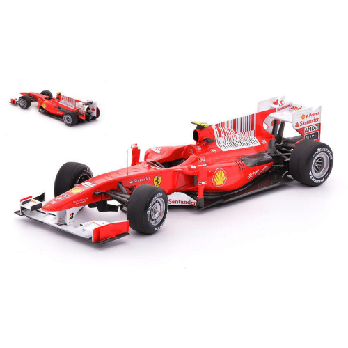 FERRARI F.ALONSO 2010 N.8 WINNER BAHRAIN GP 1:18 Hot Wheels Formula 1 Modellino