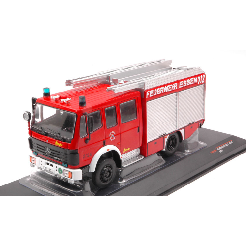 MERCEDES LF 16/12 FEUERWEHR ESSEN 1995 1:43 Ixo Model Pompieri Modellino
