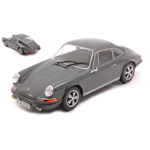PORSCHE 911 S 1968 GREY 1:24 Whitebox Auto Stradali Modellino