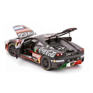 FERRARI F 430 CHALLENGE N.16 VALLELUNGA 2007 D.CASO 1:18 Hot Wheels Auto Competizione Modellino