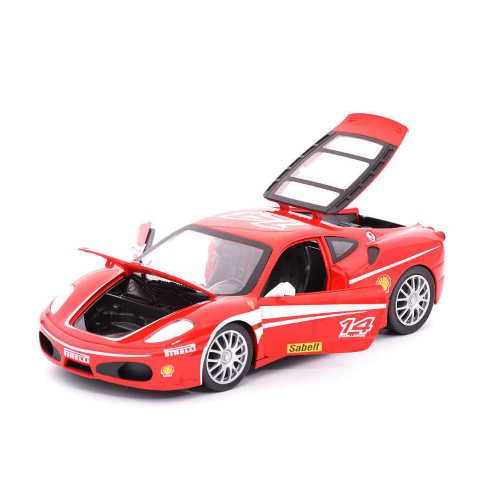 FERRARI F 430 CHALLENGE 2006 FOUNDATION 1:18 Hot Wheels Auto Stradali Modellino