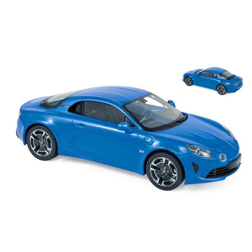 ALPINE A110 LEGENDE 2018 ALPINE BLUE 1:18 Norev Auto Stradali Modellino