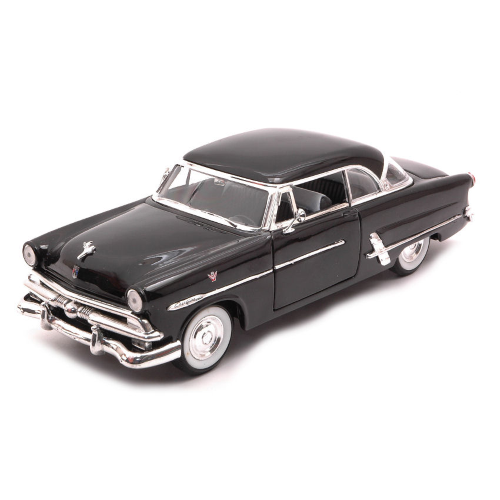 FORD CRESTLINE VICTORIA 1953 BLACK 1:24-27 Welly Auto Stradali Modellino